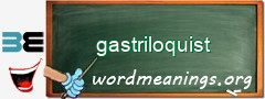 WordMeaning blackboard for gastriloquist